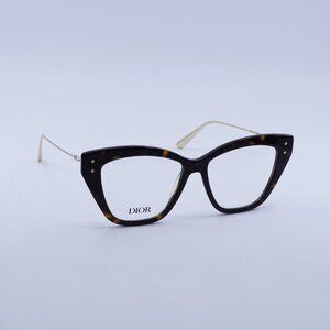 Dior MISSDIORO B3I 2200 Eyeglasses Havana/Gold 52mm Cat Eye Frame